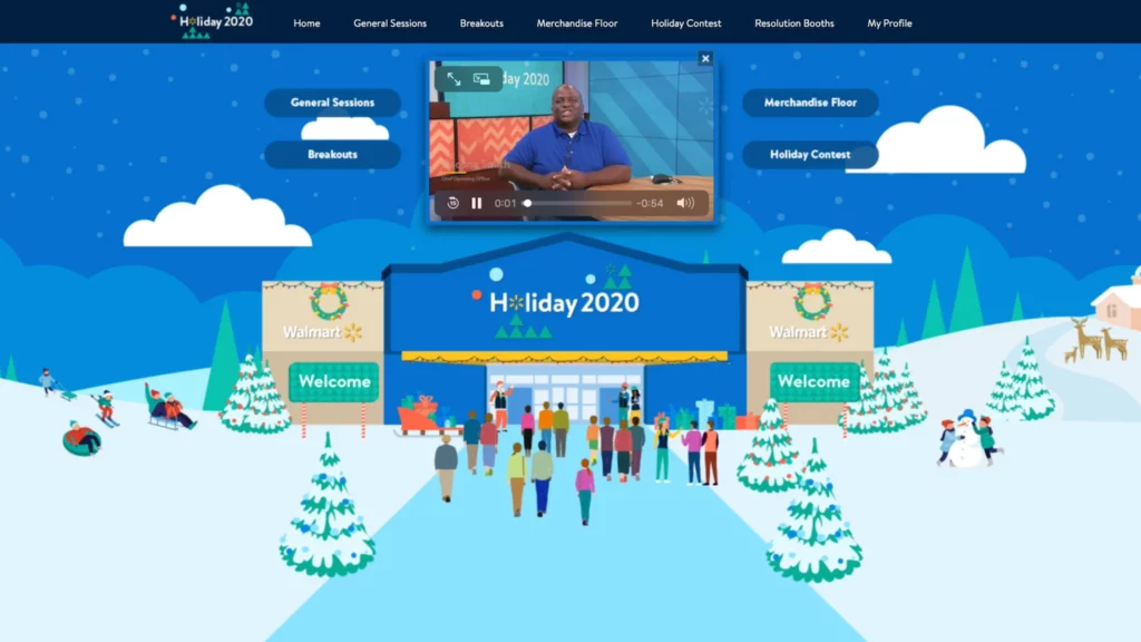 Walmart’s annual holiday meeting